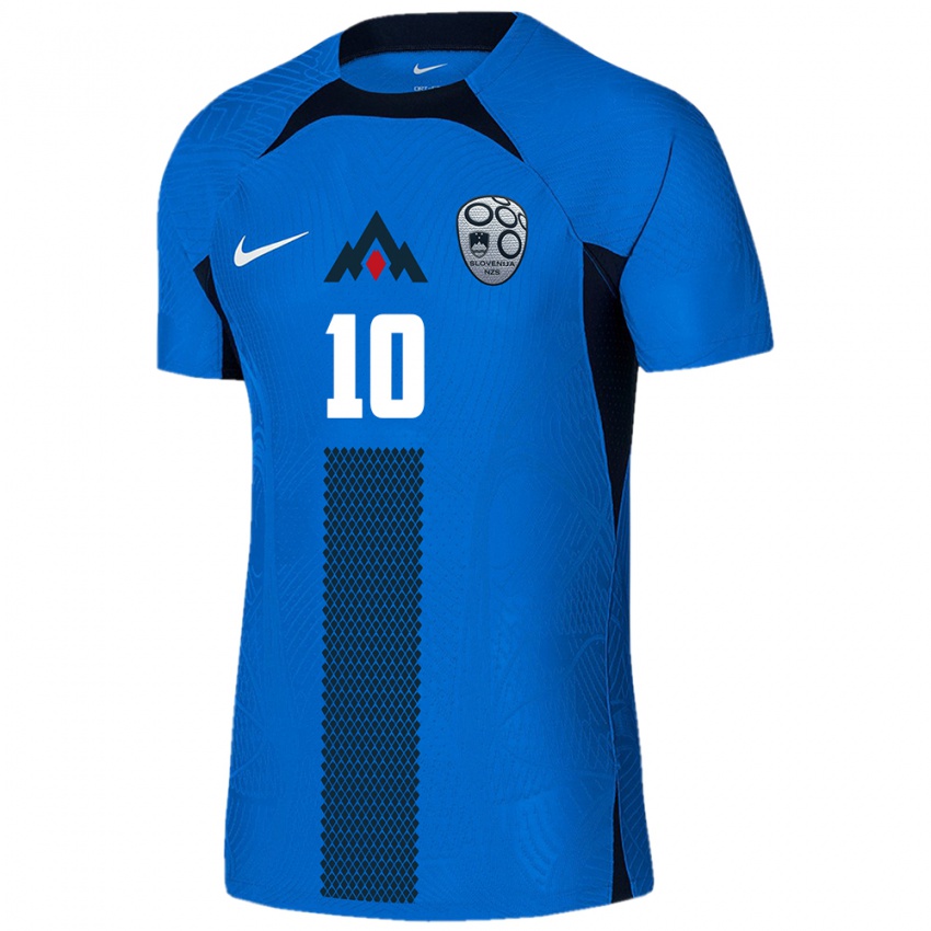 Kinderen Slovenië Svit Seslar #10 Blauw Uitshirt Uittenue 24-26 T-Shirt