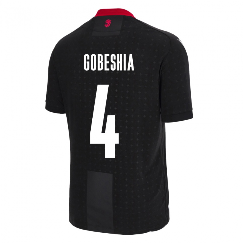 Kinderen Georgia Tengo Gobeshia #4 Zwart Uitshirt Uittenue 24-26 T-Shirt