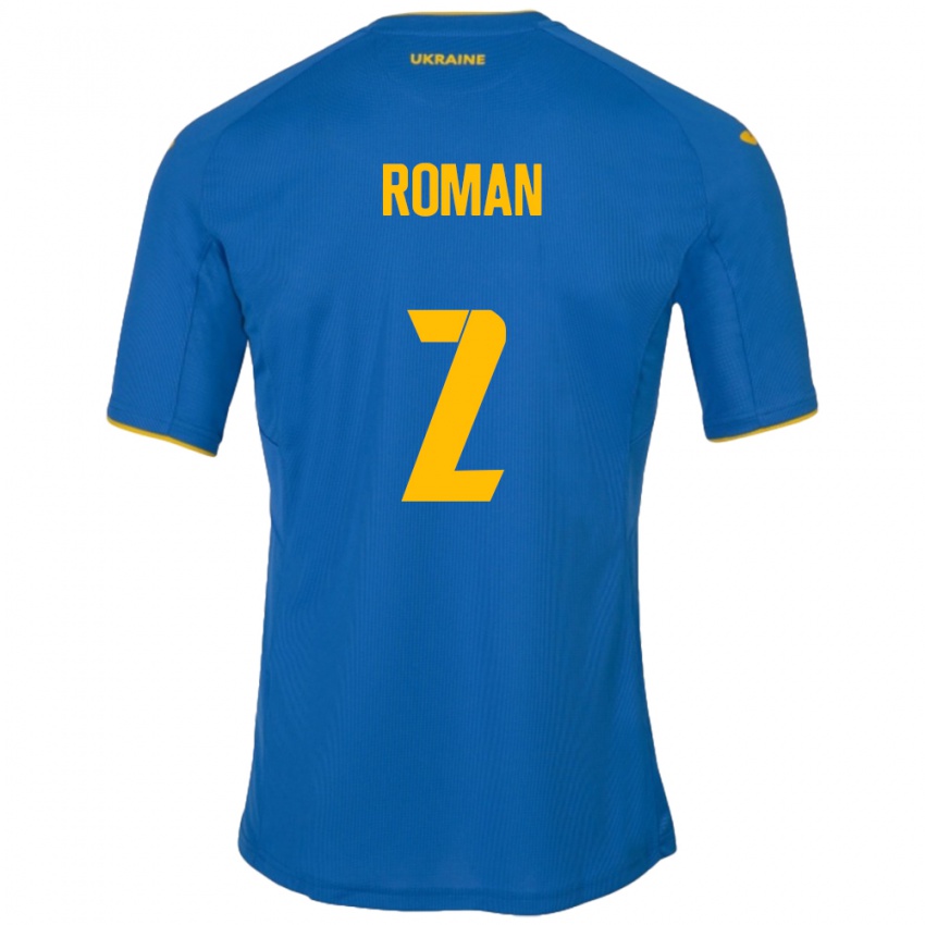 Kinderen Oekraïne Vitaliy Roman #2 Blauw Uitshirt Uittenue 24-26 T-Shirt