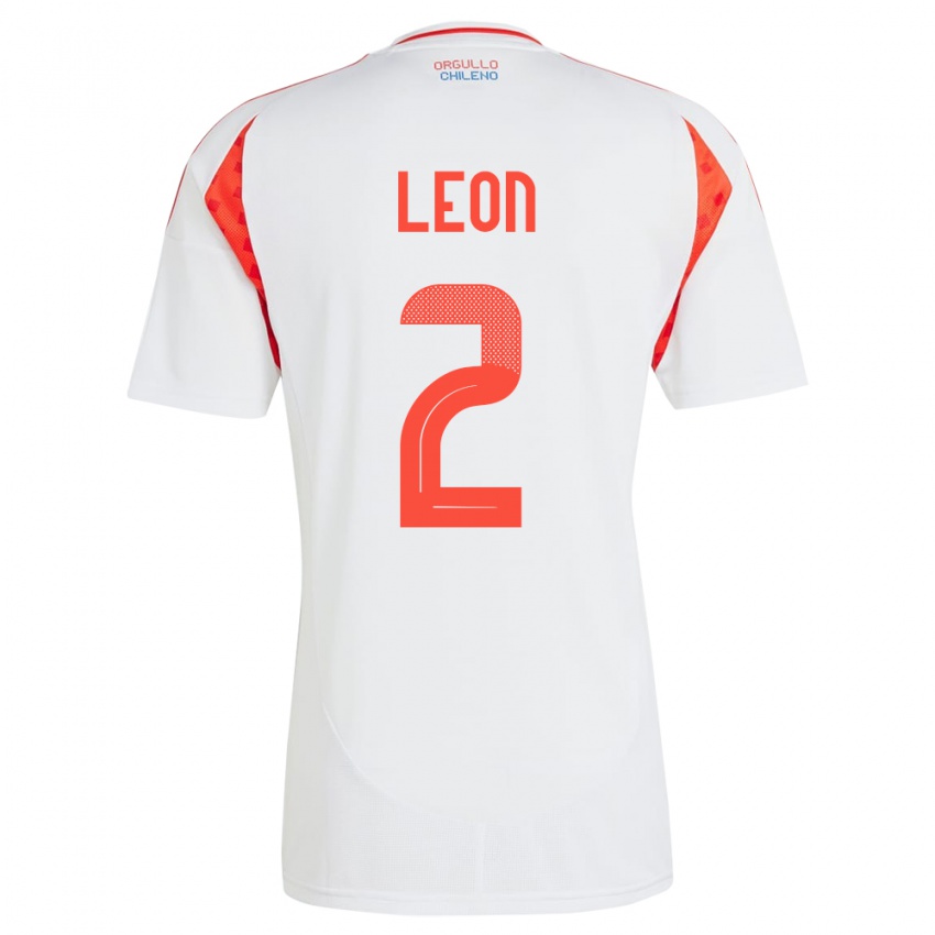 Kinderen Chili Maicol León #2 Wit Uitshirt Uittenue 24-26 T-Shirt