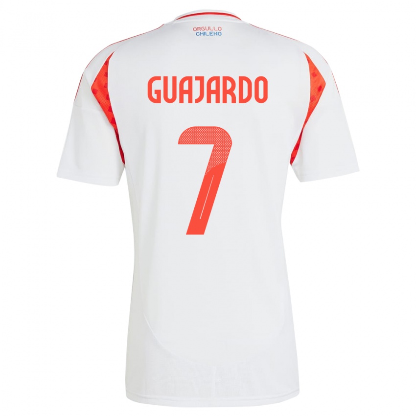Kinderen Chili Paolo Guajardo #7 Wit Uitshirt Uittenue 24-26 T-Shirt