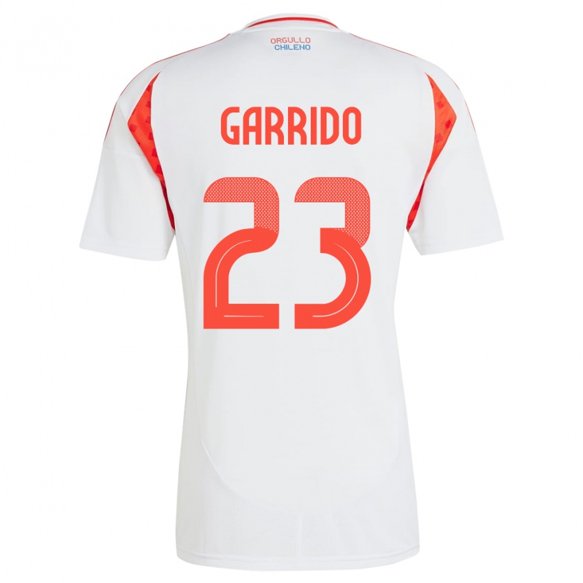 Kinderen Chili Pedro Garrido #23 Wit Uitshirt Uittenue 24-26 T-Shirt