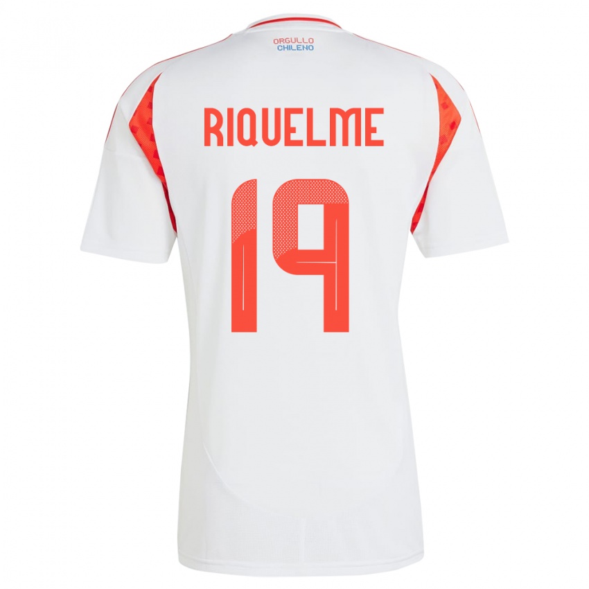 Kinderen Chili Benjamín Riquelme #19 Wit Uitshirt Uittenue 24-26 T-Shirt