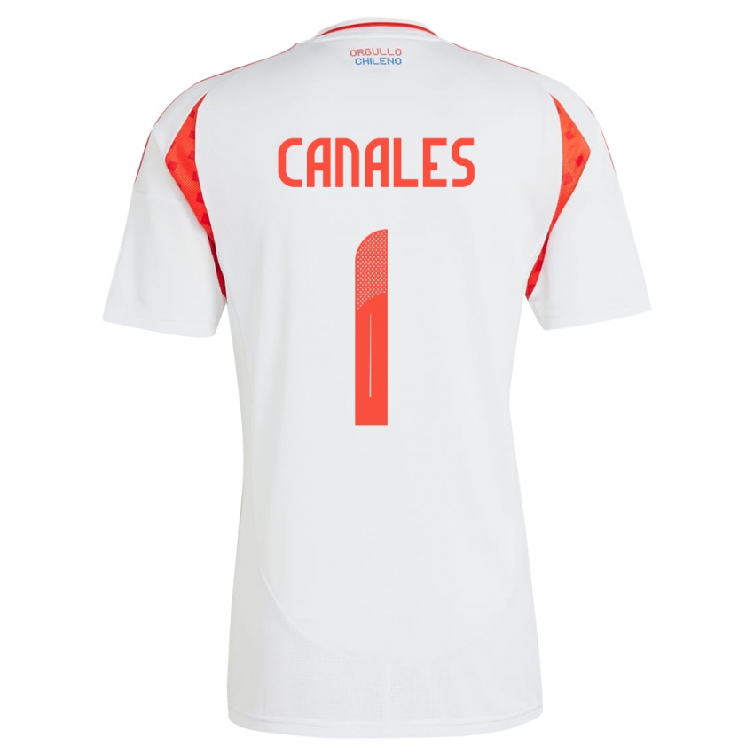 Kinderen Chili Antonia Canales #1 Wit Uitshirt Uittenue 24-26 T-Shirt