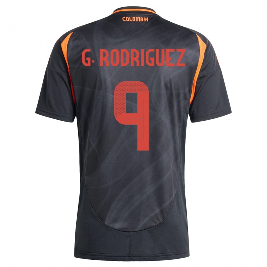 Kinderen Colombia Gabriela Rodríguez #9 Zwart Uitshirt Uittenue 24-26 T-Shirt