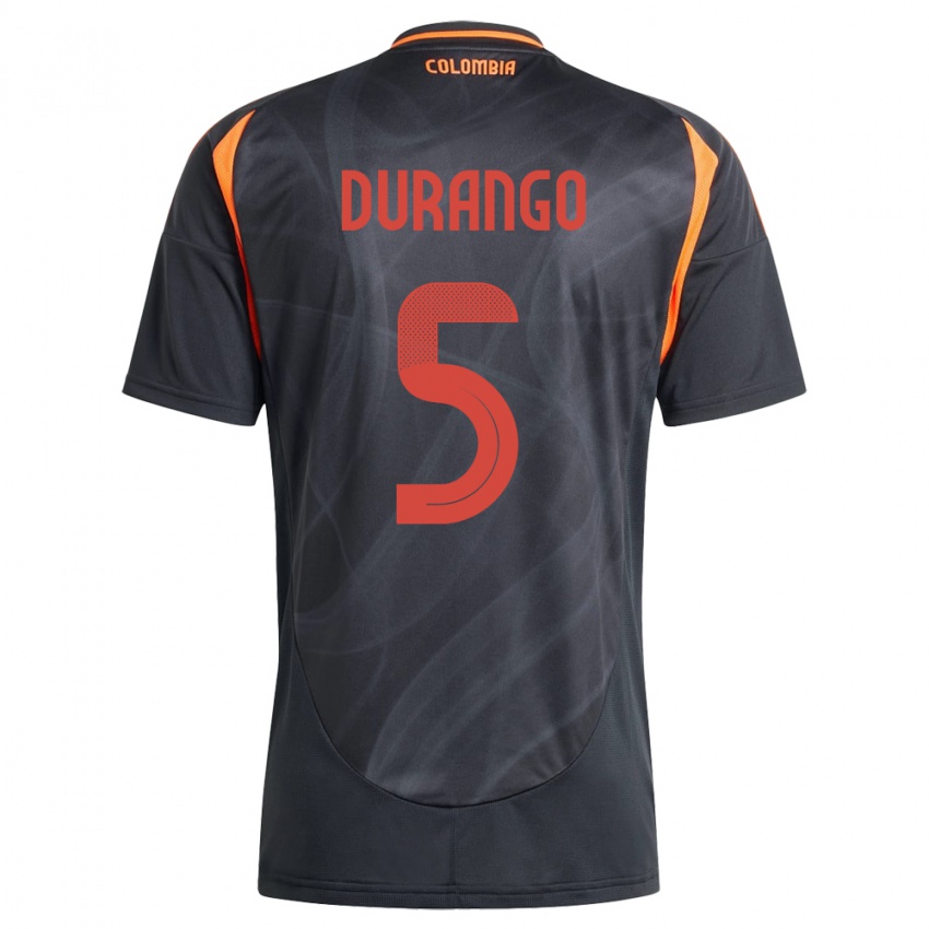 Kinderen Colombia Lorena Durango #5 Zwart Uitshirt Uittenue 24-26 T-Shirt