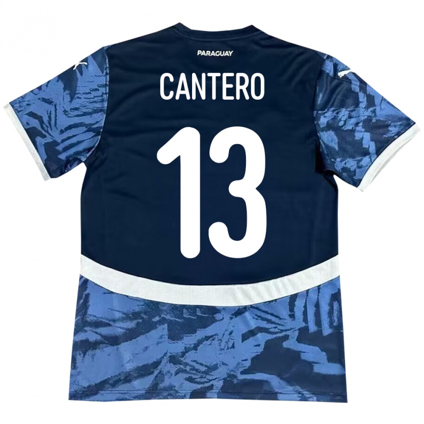 Kinderen Paraguay Alexis Cantero #13 Blauw Uitshirt Uittenue 24-26 T-Shirt