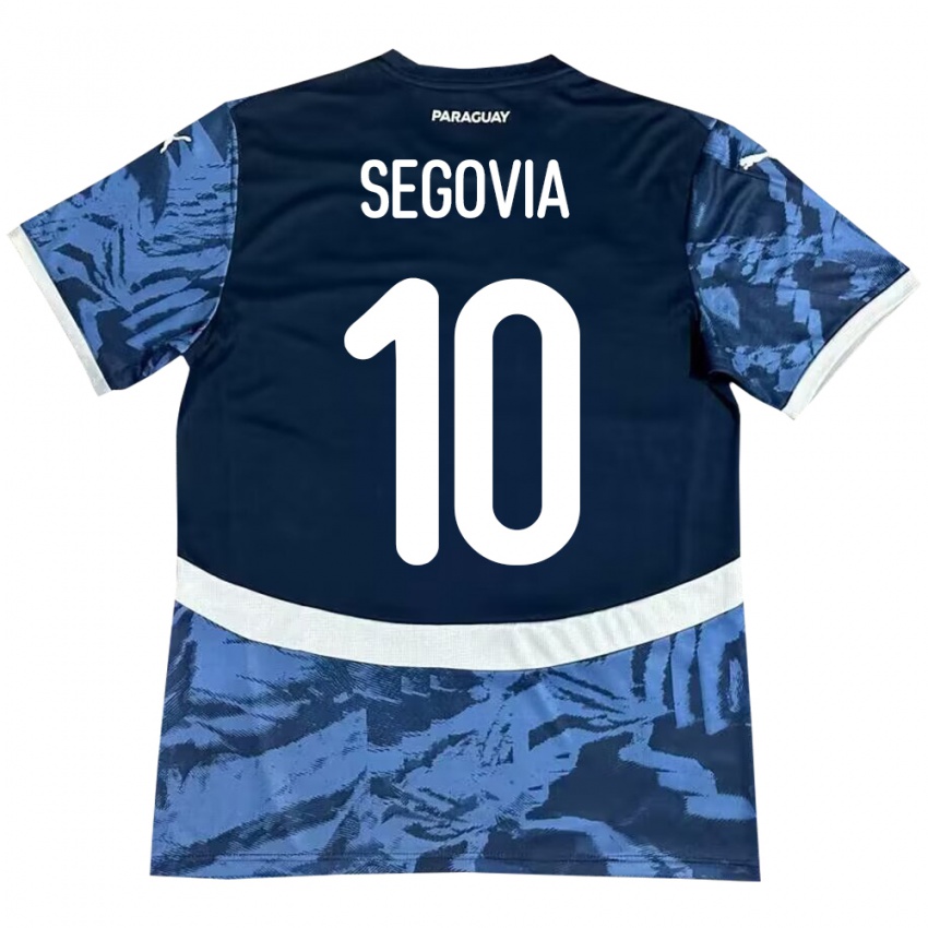 Kinderen Paraguay Matías Segovia #10 Blauw Uitshirt Uittenue 24-26 T-Shirt