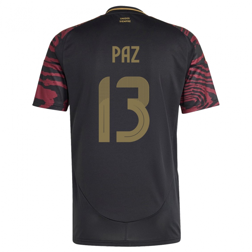 Kinderen Peru Braidy Paz #13 Zwart Uitshirt Uittenue 24-26 T-Shirt