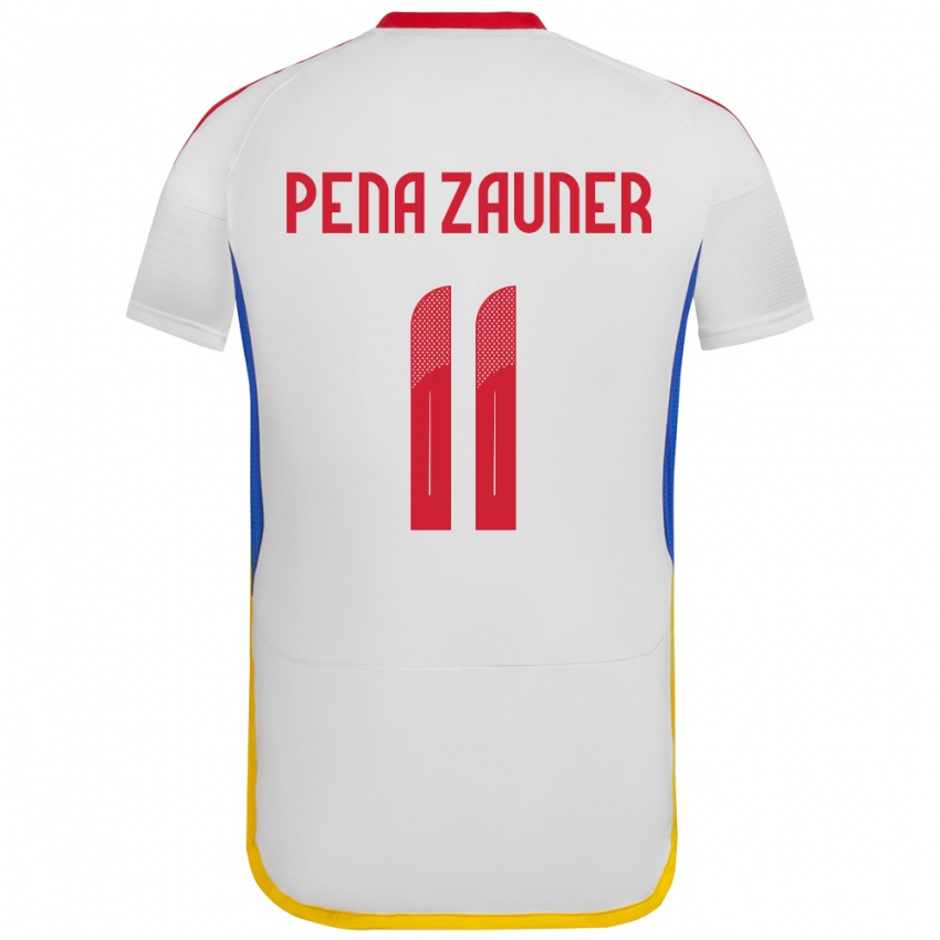 Kinderen Venezuela Enrique Peña Zauner #11 Wit Uitshirt Uittenue 24-26 T-Shirt