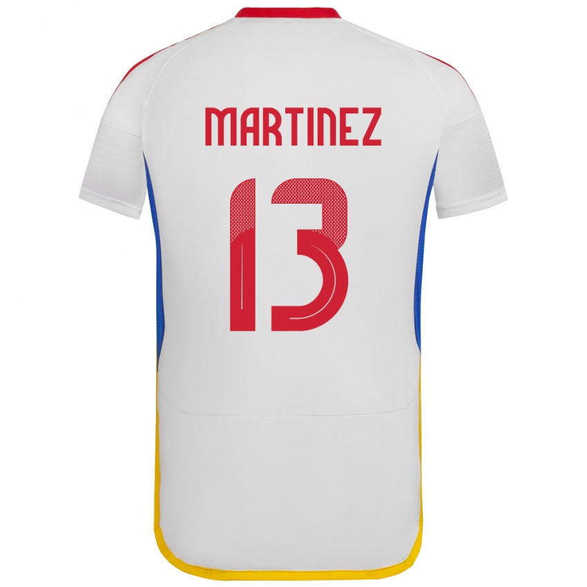 Kinderen Venezuela José Martínez #13 Wit Uitshirt Uittenue 24-26 T-Shirt