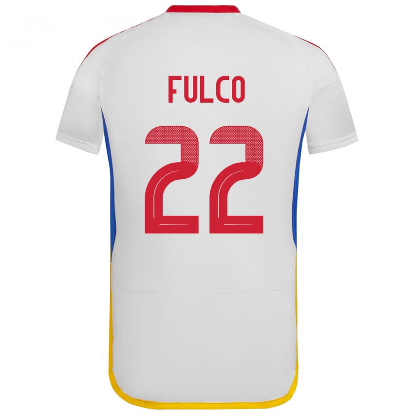 Kinderen Venezuela Pedro Fulco #22 Wit Uitshirt Uittenue 24-26 T-Shirt