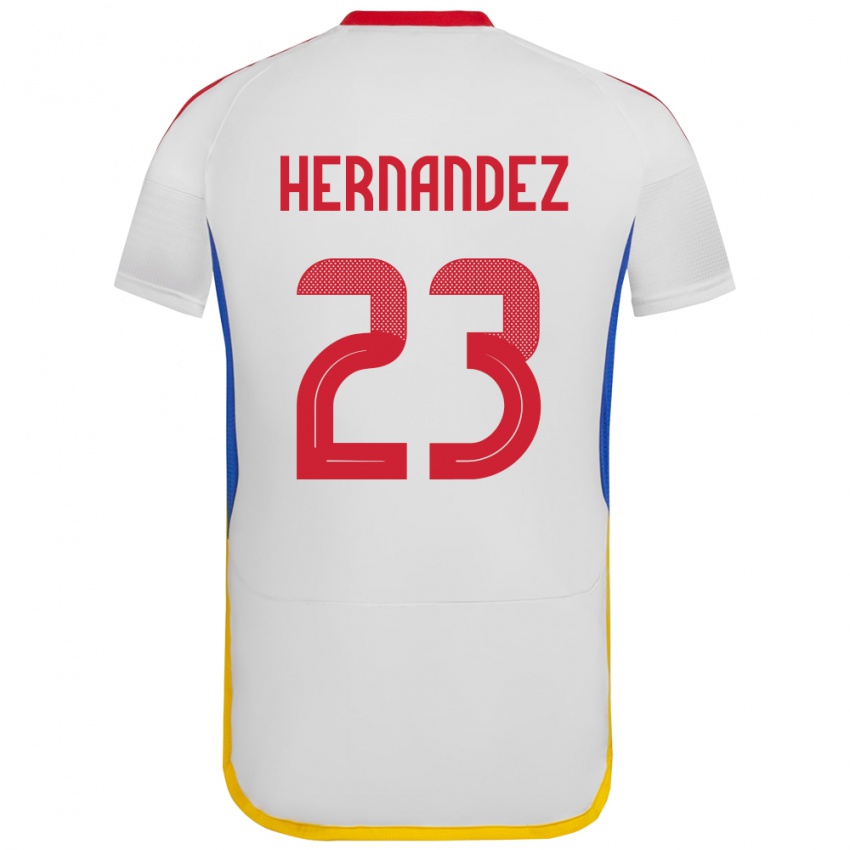 Kinderen Venezuela Luifer Hernández #23 Wit Uitshirt Uittenue 24-26 T-Shirt