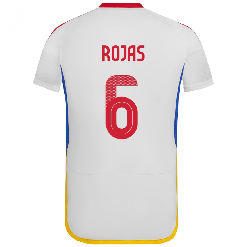 Kinderen Venezuela Carlos Rojas #6 Wit Uitshirt Uittenue 24-26 T-Shirt