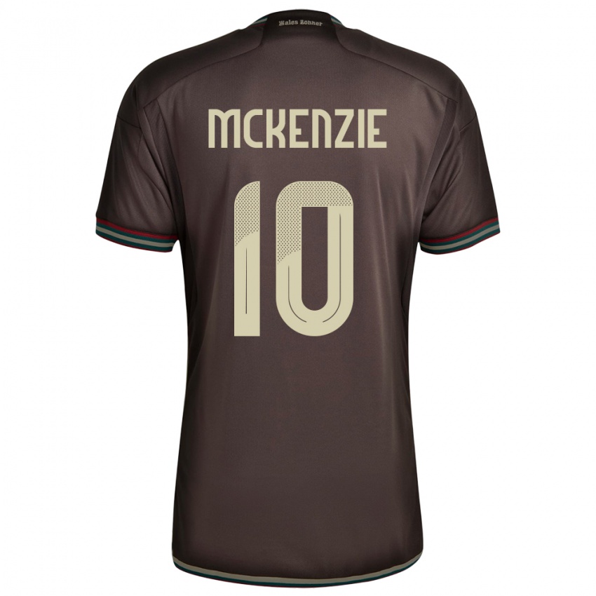 Kinderen Jamaica Denzel Mckenzie #10 Nachtbruin Uitshirt Uittenue 24-26 T-Shirt