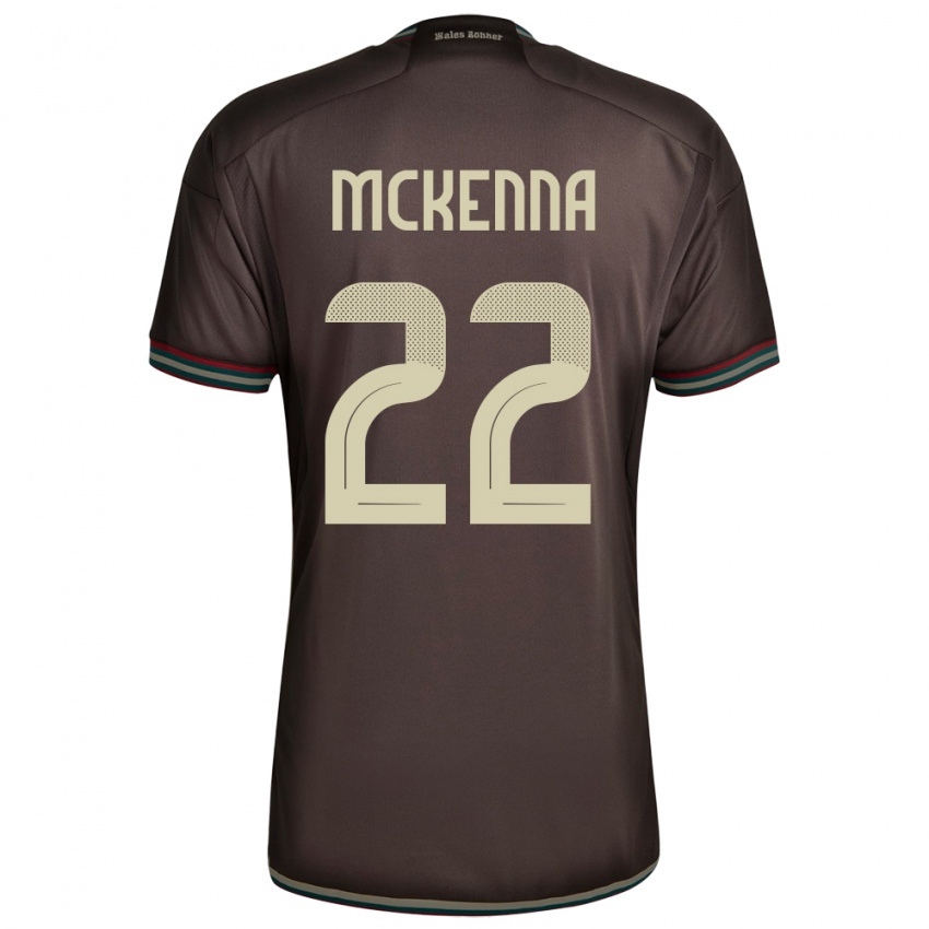 Kinderen Jamaica Kayla Mckenna #22 Nachtbruin Uitshirt Uittenue 24-26 T-Shirt