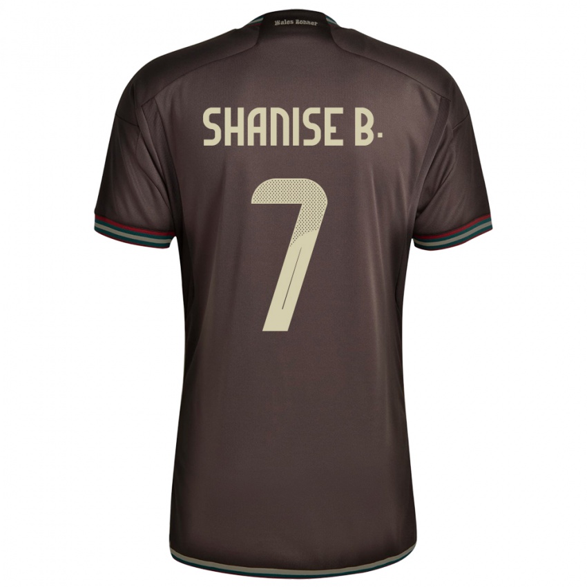 Kinderen Jamaica Shanise Buckley #7 Nachtbruin Uitshirt Uittenue 24-26 T-Shirt