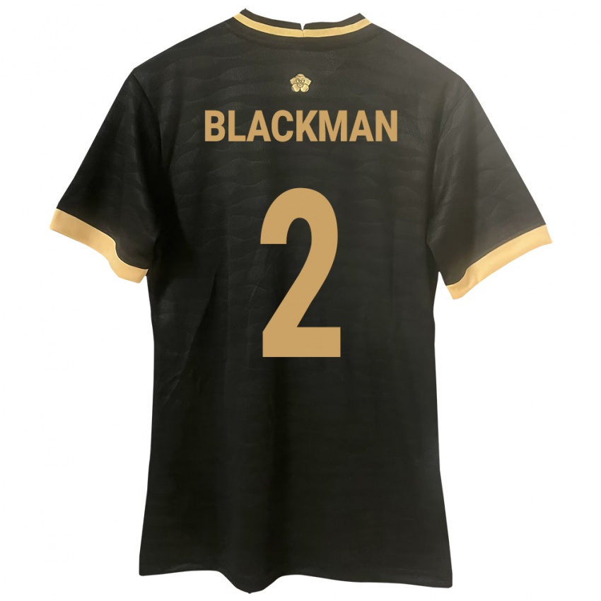 Kinderen Panama César Blackman #2 Zwart Uitshirt Uittenue 24-26 T-Shirt