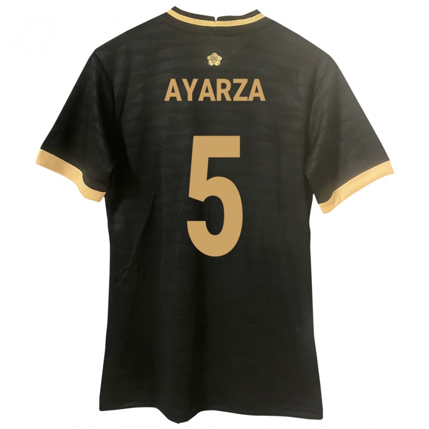 Kinderen Panama Abdiel Ayarza #5 Zwart Uitshirt Uittenue 24-26 T-Shirt