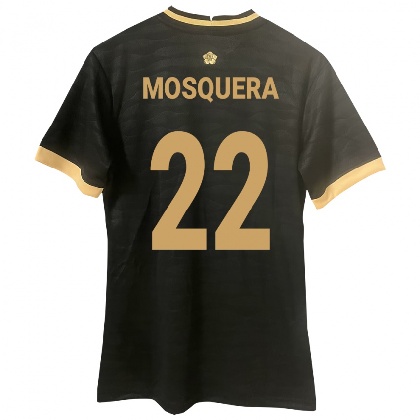 Kinderen Panama Orlando Mosquera #22 Zwart Uitshirt Uittenue 24-26 T-Shirt