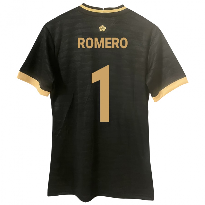 Kinderen Panama Manuel Romero #1 Zwart Uitshirt Uittenue 24-26 T-Shirt