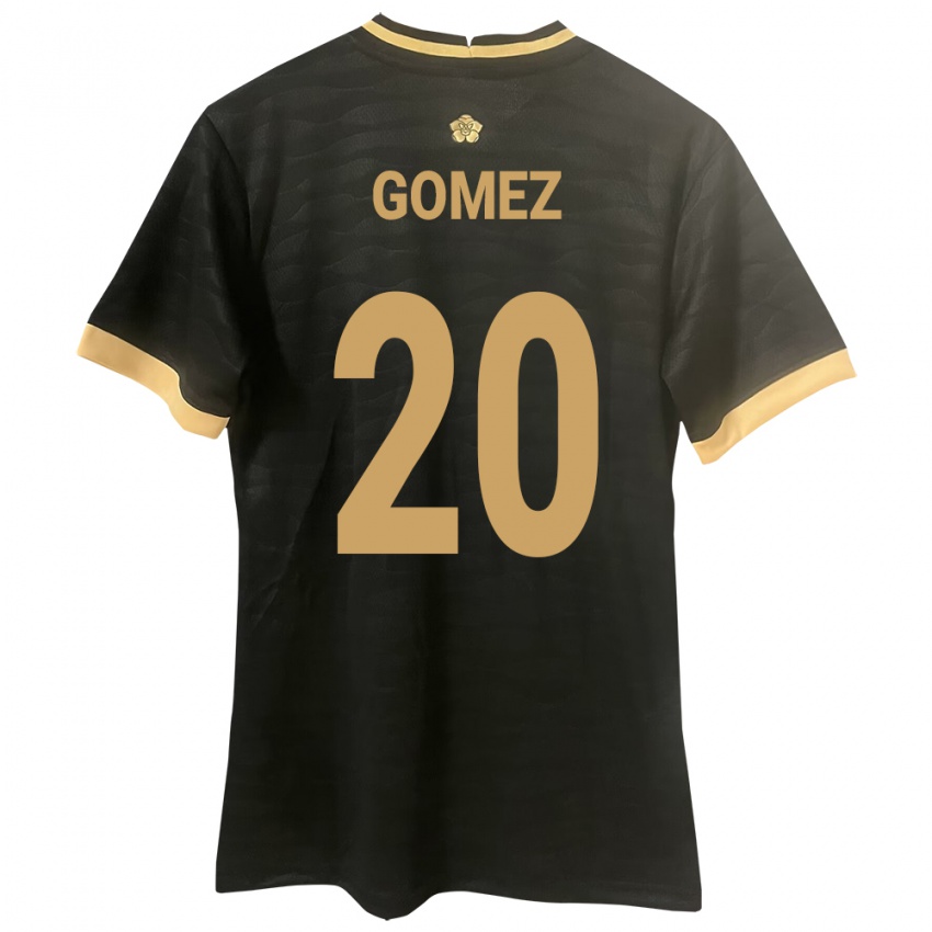 Kinderen Panama Ernesto Gómez #20 Zwart Uitshirt Uittenue 24-26 T-Shirt