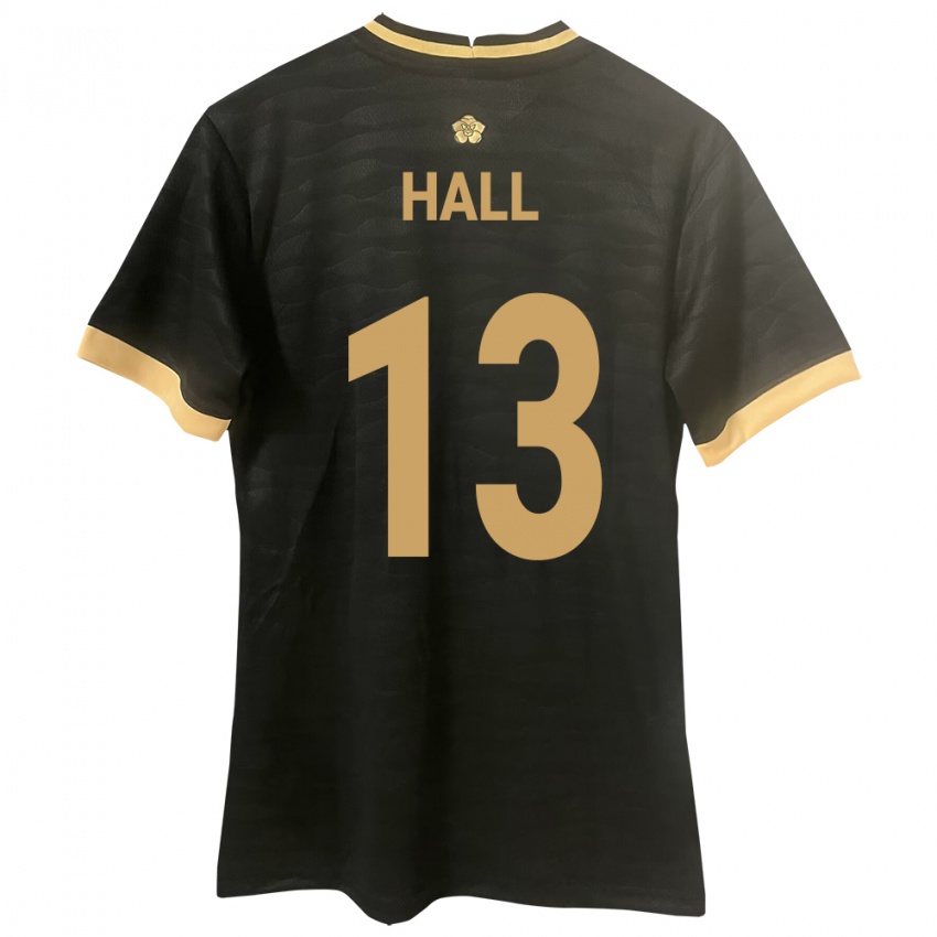 Kinderen Panama Gianna Hall #13 Zwart Uitshirt Uittenue 24-26 T-Shirt