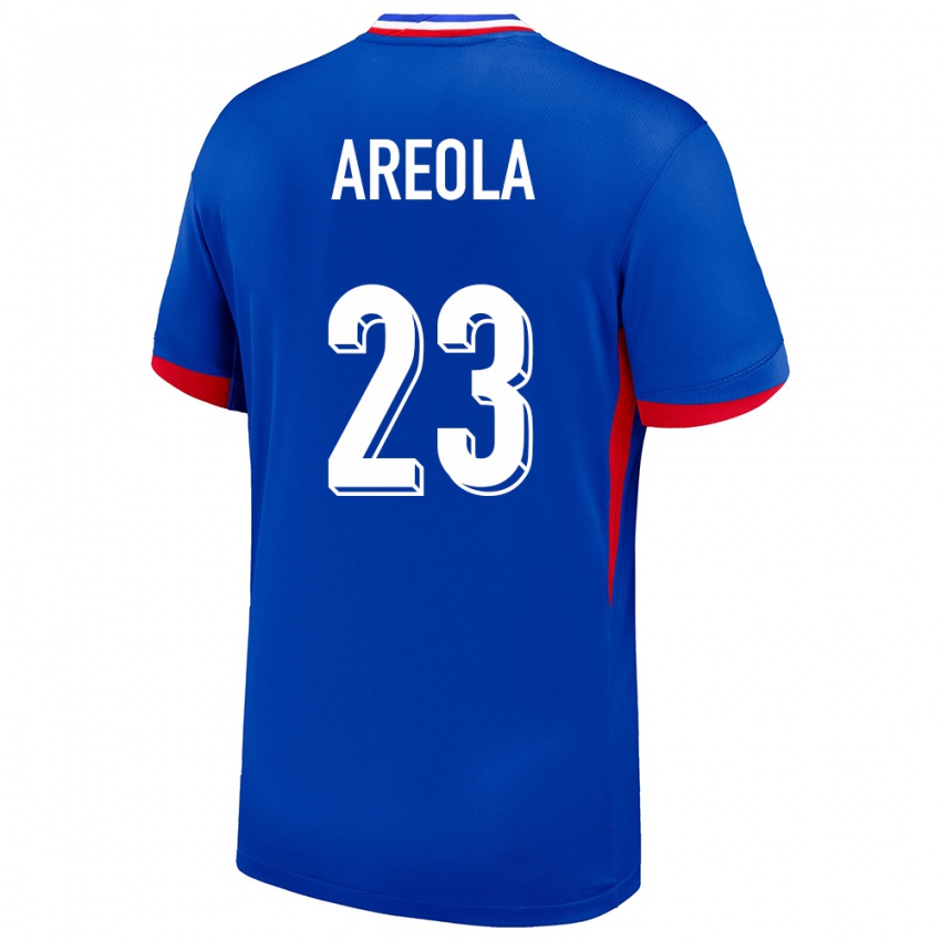 Heren Frankrijk Alphonse Areola #23 Blauw Thuisshirt Thuistenue 24-26 T-Shirt