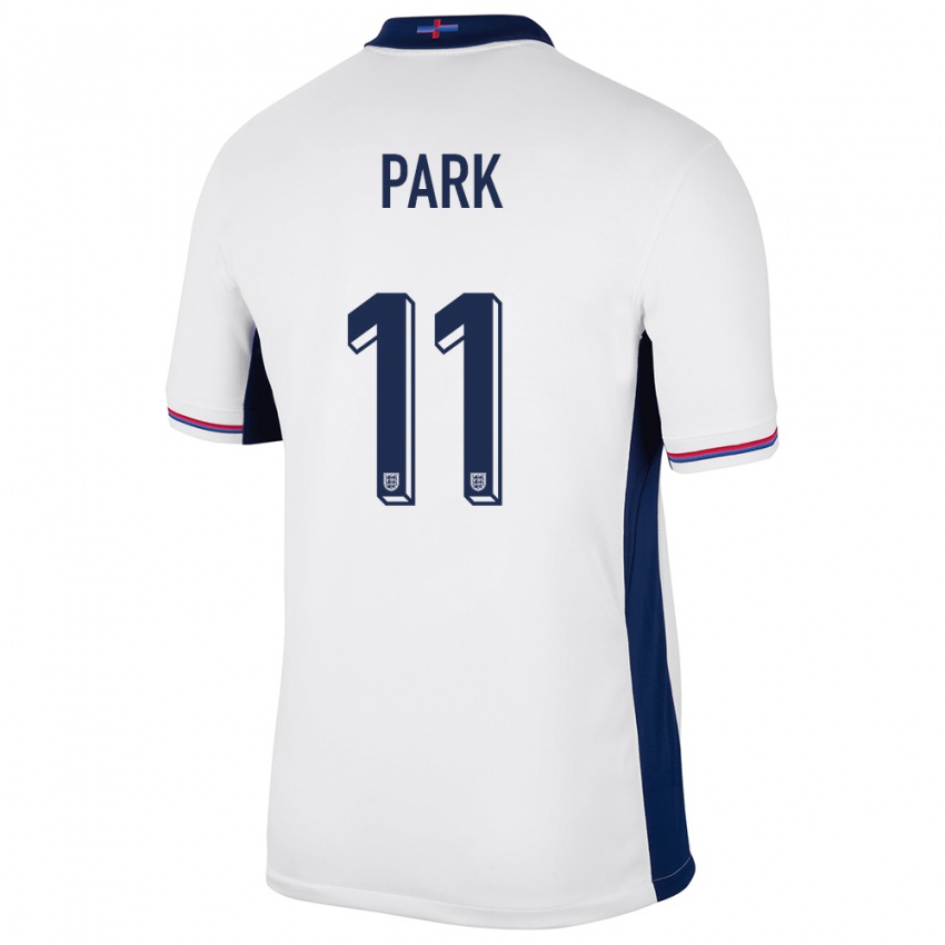 Heren Engeland Jess Park #11 Wit Thuisshirt Thuistenue 24-26 T-Shirt