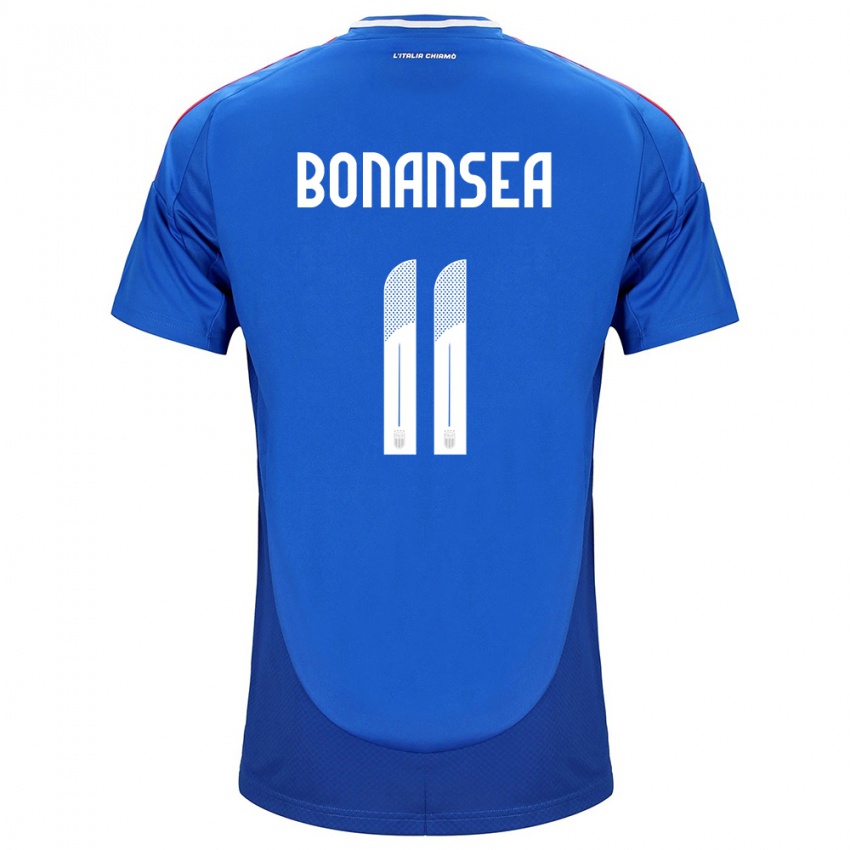 Heren Italië Barbara Bonansea #11 Blauw Thuisshirt Thuistenue 24-26 T-Shirt