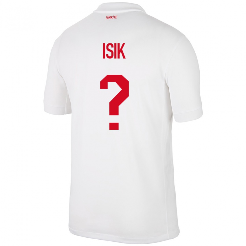 Heren Turkije Emre Işık #0 Wit Thuisshirt Thuistenue 24-26 T-Shirt