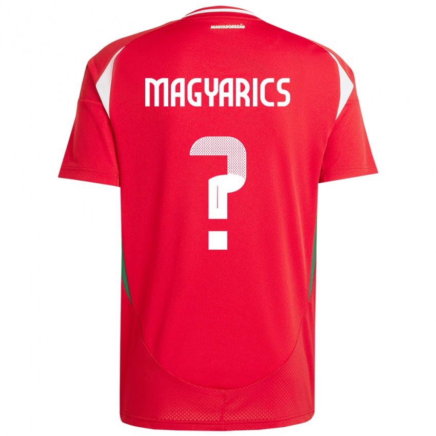 Heren Hongarije Erik Magyarics #0 Rood Thuisshirt Thuistenue 24-26 T-Shirt
