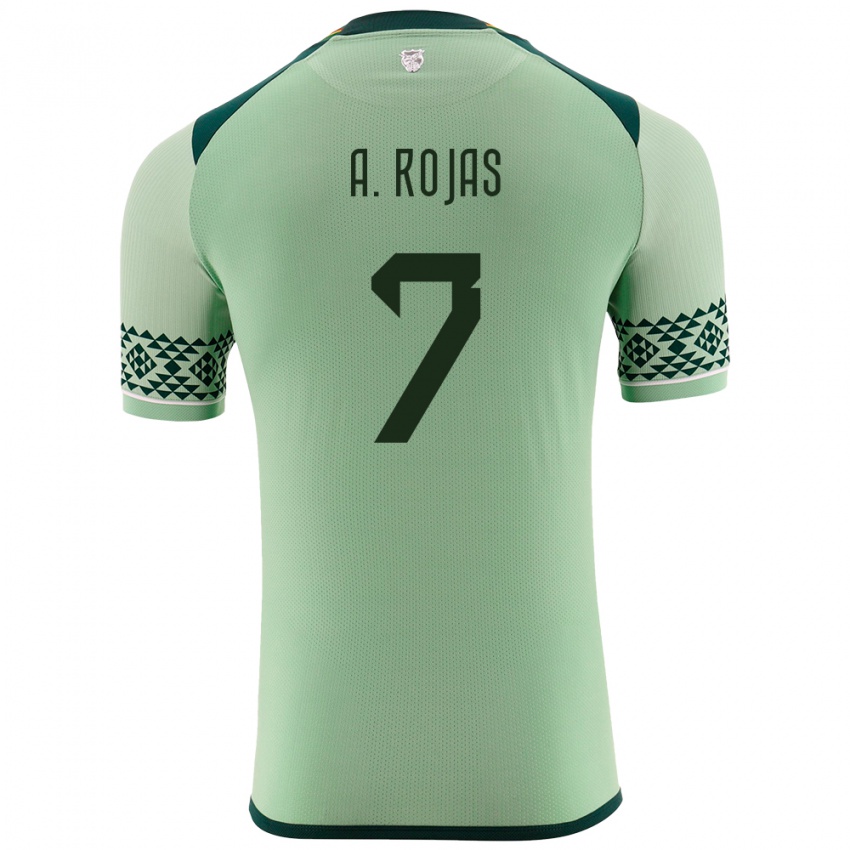 Heren Bolivia Ana Paula Rojas #7 Licht Groen Thuisshirt Thuistenue 24-26 T-Shirt