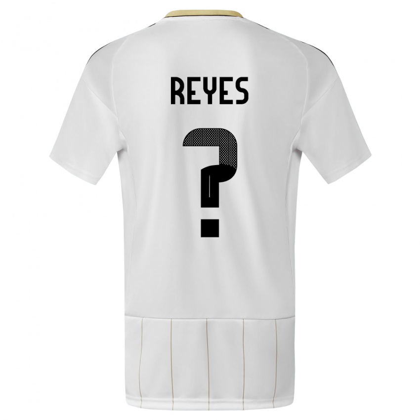 Heren Costa Rica Kenan Reyes #0 Wit Uitshirt Uittenue 24-26 T-Shirt