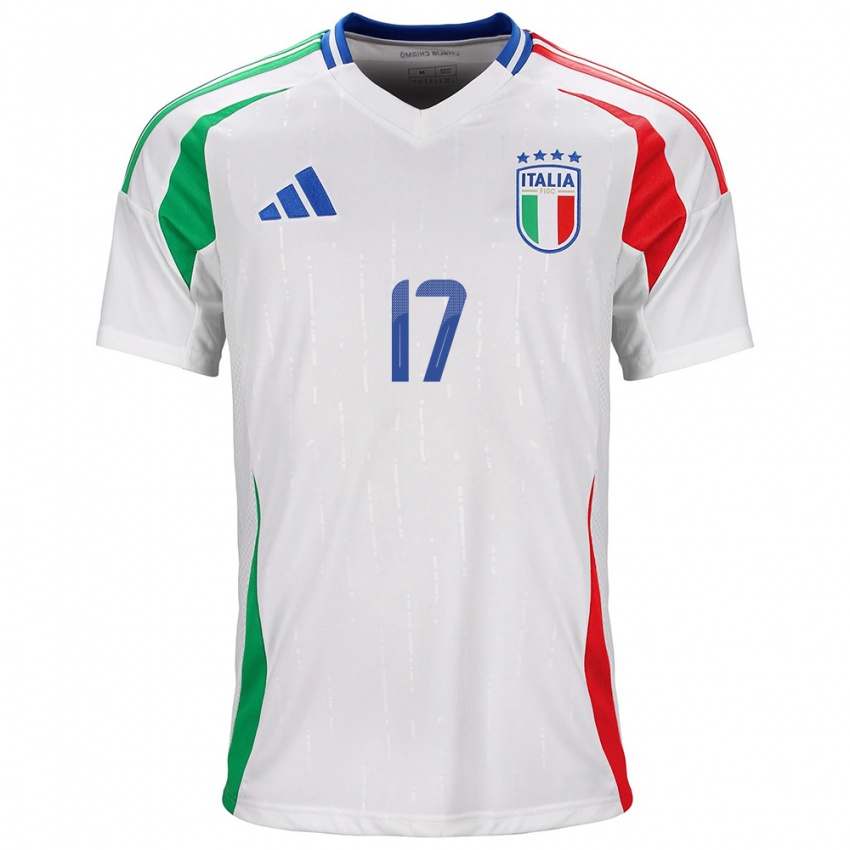 Heren Italië Lisa Boattin #17 Wit Uitshirt Uittenue 24-26 T-Shirt