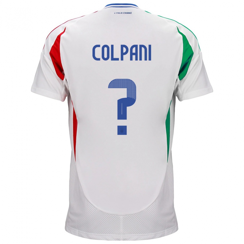 Heren Italië Andrea Colpani #0 Wit Uitshirt Uittenue 24-26 T-Shirt