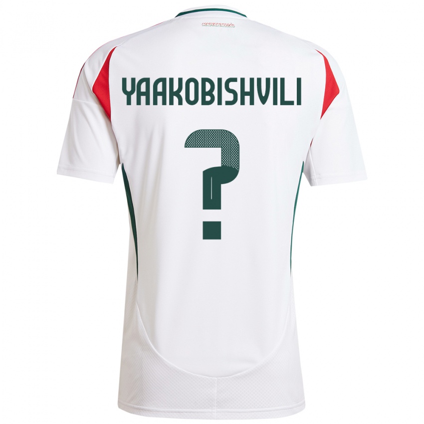 Heren Hongarije Antal Yaakobishvili #0 Wit Uitshirt Uittenue 24-26 T-Shirt