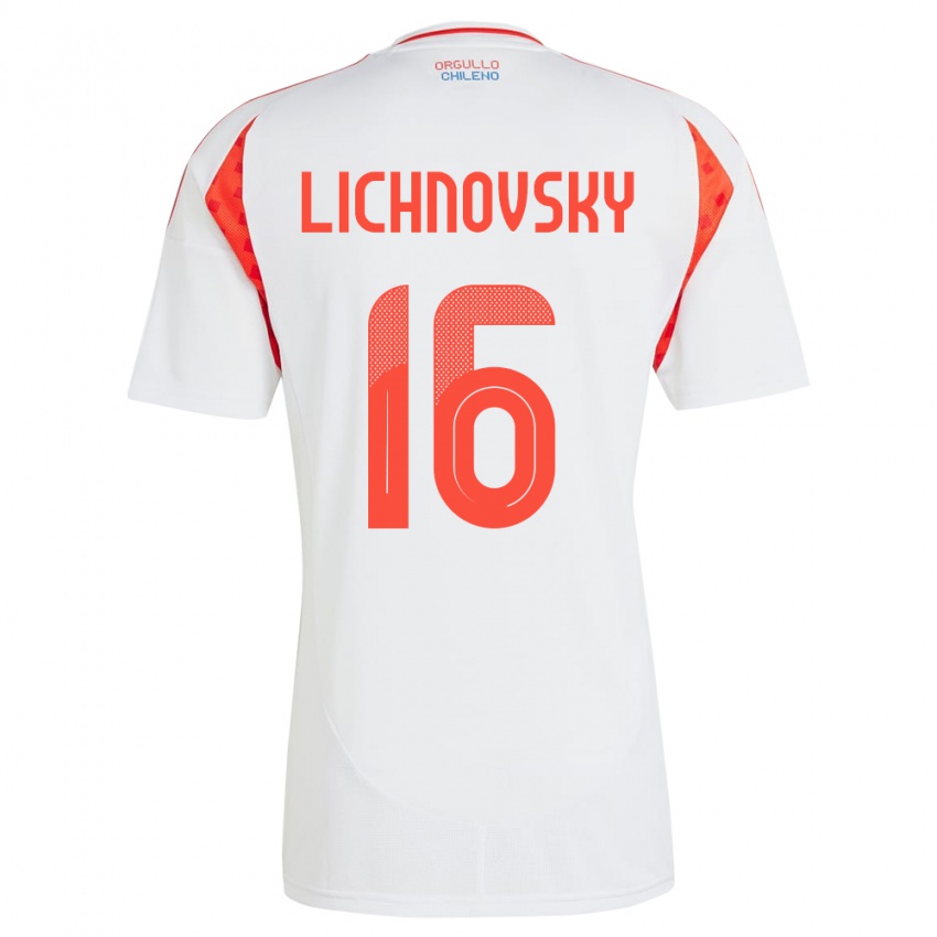 Heren Chili Igor Lichnovsky #16 Wit Uitshirt Uittenue 24-26 T-Shirt