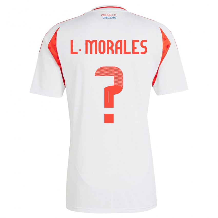 Heren Chili Lauryn Morales #0 Wit Uitshirt Uittenue 24-26 T-Shirt