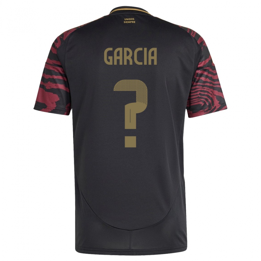 Heren Peru Gian García #0 Zwart Uitshirt Uittenue 24-26 T-Shirt