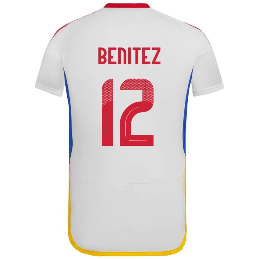 Heren Venezuela Frankarlos Benítez #12 Wit Uitshirt Uittenue 24-26 T-Shirt