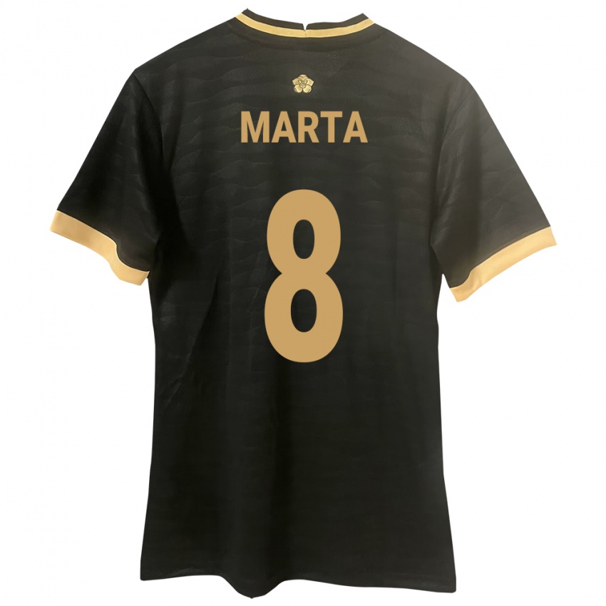 Heren Panama Aldair Marta #8 Zwart Uitshirt Uittenue 24-26 T-Shirt