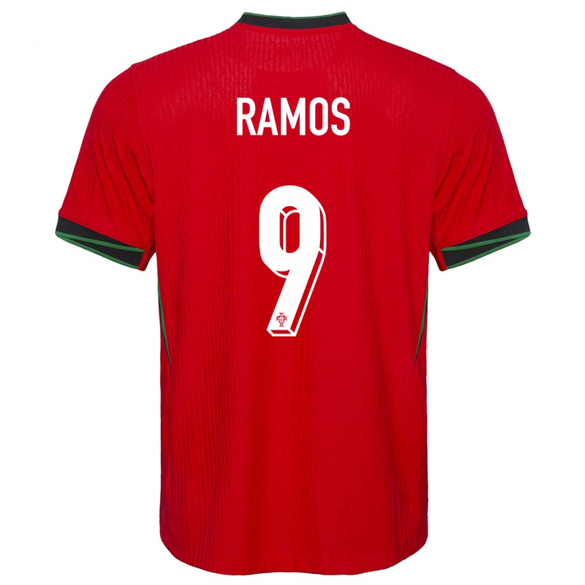 Dames Portugal Goncalo Ramos #9 Rood Thuisshirt Thuistenue 24-26 T-Shirt
