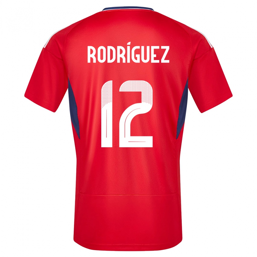 Dames Costa Rica Lixy Rodriguez #12 Rood Thuisshirt Thuistenue 24-26 T-Shirt