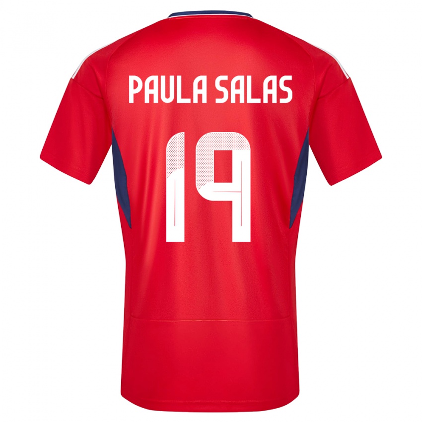 Dames Costa Rica Maria Paula Salas #19 Rood Thuisshirt Thuistenue 24-26 T-Shirt