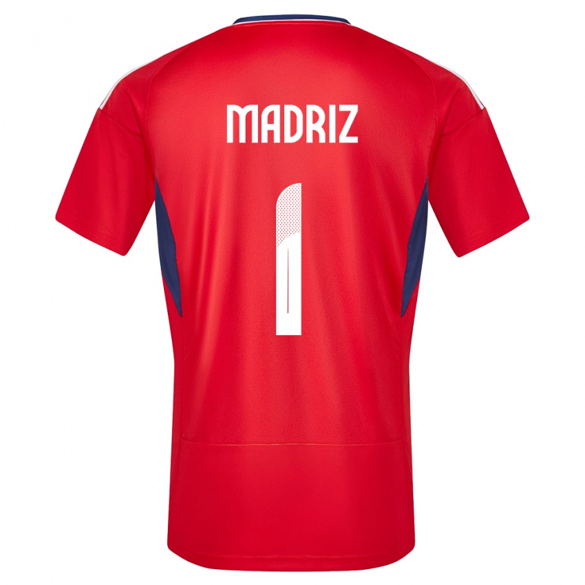Dames Costa Rica Abraham Madriz #1 Rood Thuisshirt Thuistenue 24-26 T-Shirt