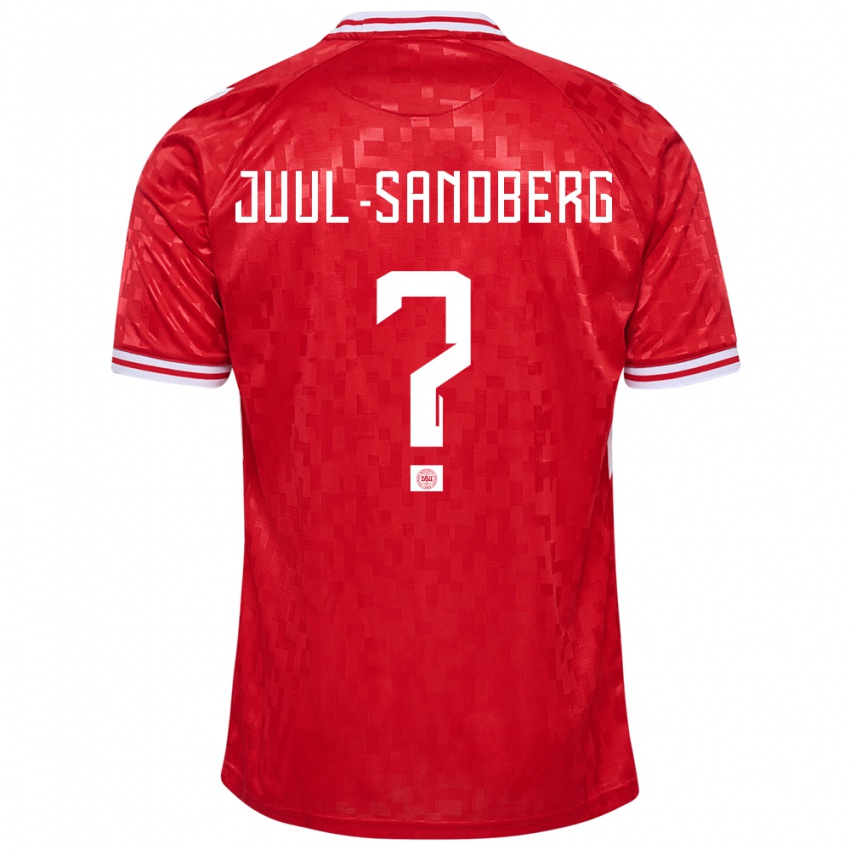 Dames Denemarken Nikolaj Juul-Sandberg #0 Rood Thuisshirt Thuistenue 24-26 T-Shirt