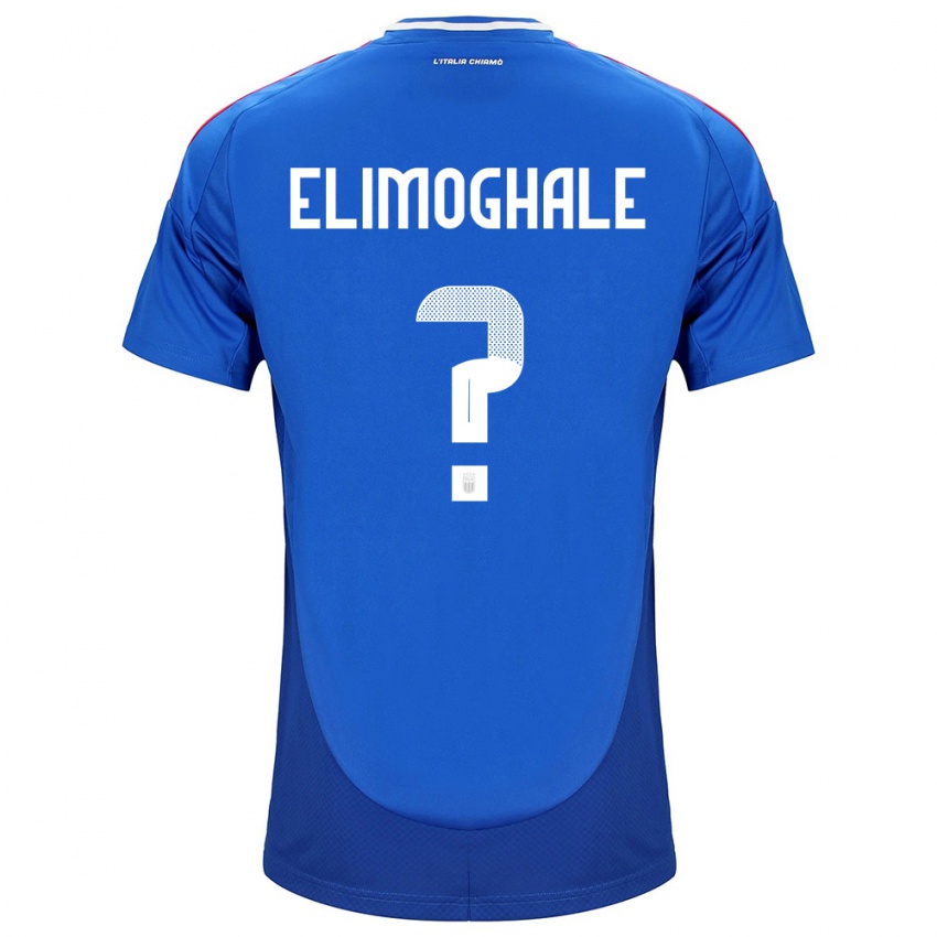 Dames Italië Destiny Elimoghale #0 Blauw Thuisshirt Thuistenue 24-26 T-Shirt