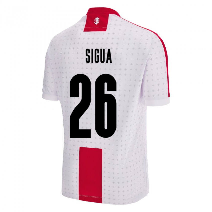 Dames Georgia Gabriel Sigua #26 Wit Thuisshirt Thuistenue 24-26 T-Shirt