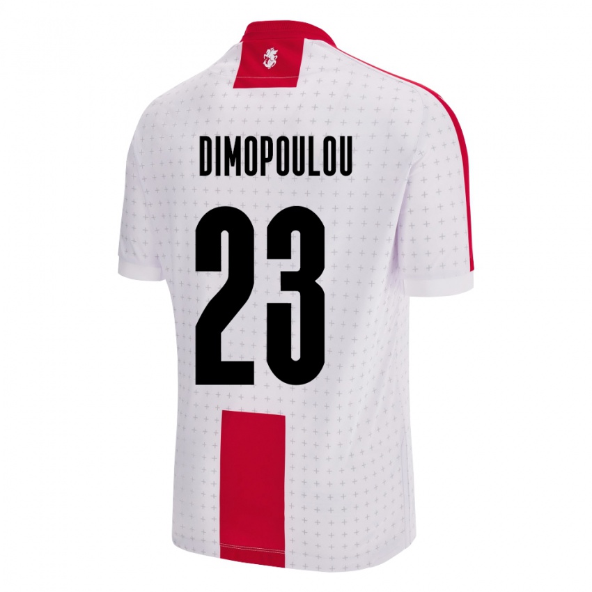 Dames Georgia Salomi Dimopoulou #23 Wit Thuisshirt Thuistenue 24-26 T-Shirt